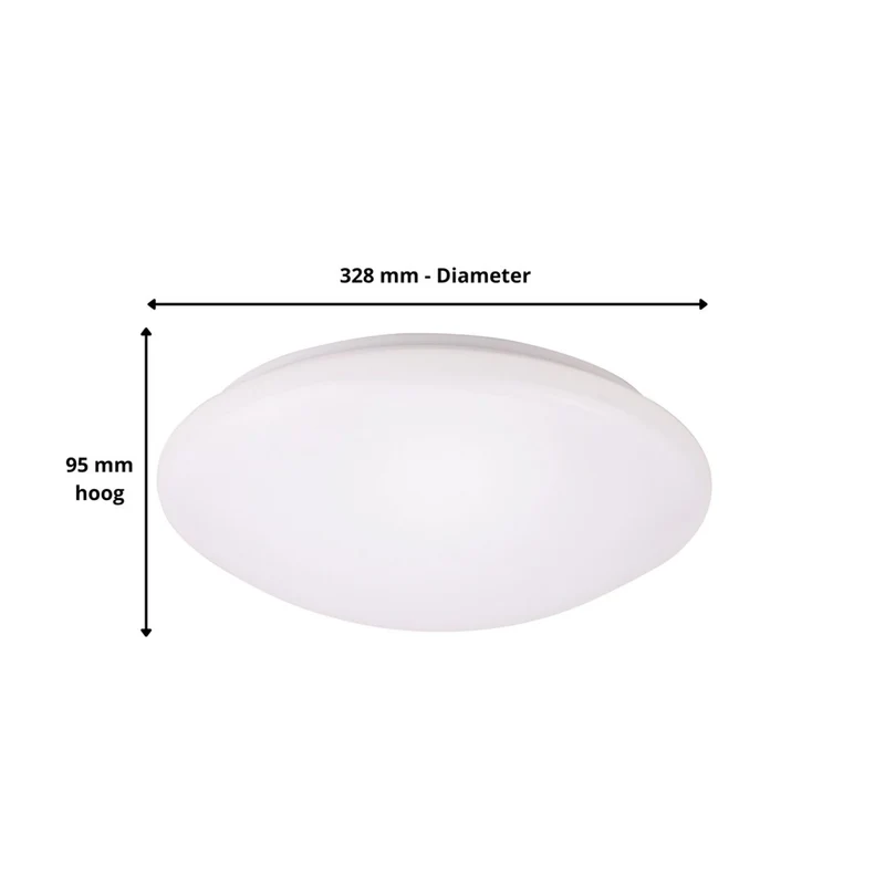 Smarte LED-Deckenleuchte 33 cm – Dimmbar mit App – Warm- und kaltweißes Licht