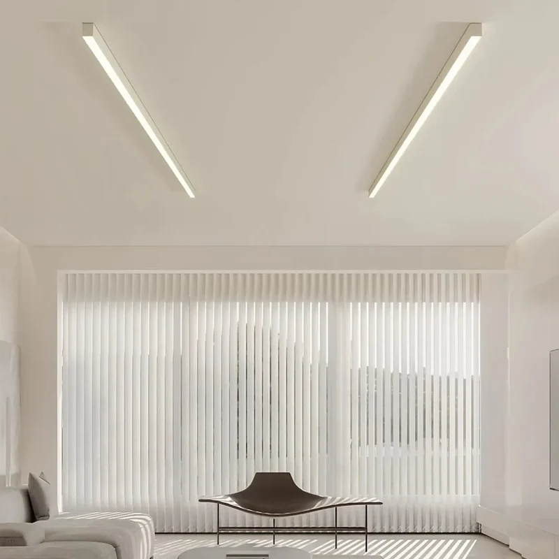 Deckenleuchte länglich für Wohnzimmer Minimalistisch, dimmbar