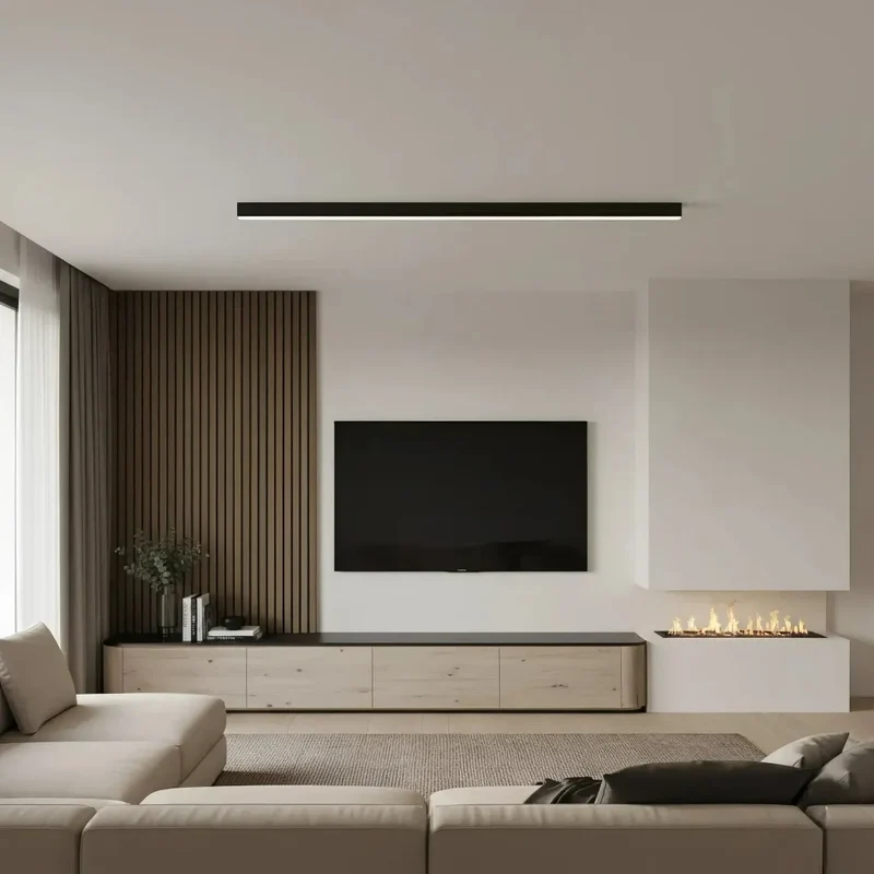 Deckenleuchte länglich für Wohnzimmer Minimalistisch, dimmbar