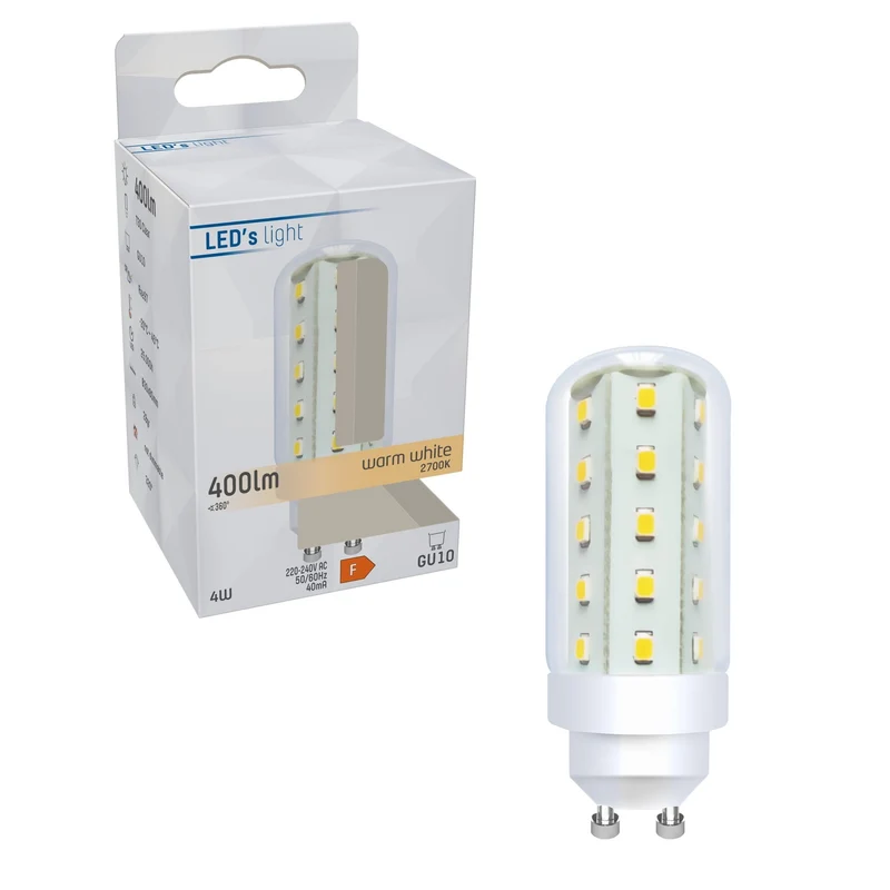 LED Kapsel GU10 4W warmweiß Klar CRI97 für beste Farbwiedergabe T30 - LED's Light