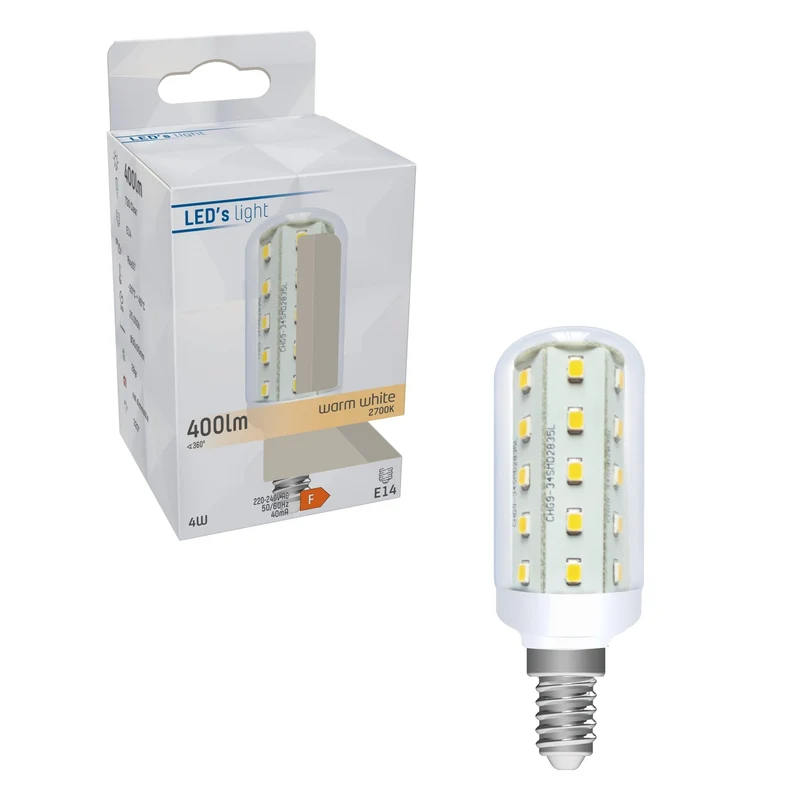 LED Kapsel E14 4W warmweiß Klar CRI97 für beste Farbwiedergabe T30 - LED's Light