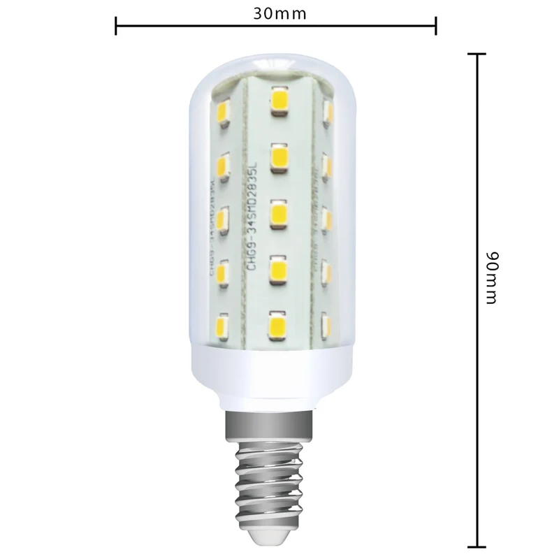 LED Kapsel E14 4W warmweiß Klar CRI97 für beste Farbwiedergabe T30 - LED's Light
