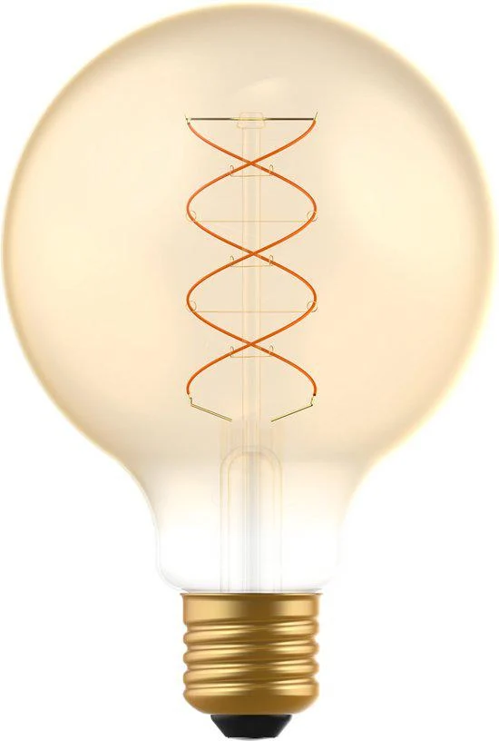 LED Filament Kugel G95 E27 4W 250lm 1800K Gold dimmbar Ø 95 mm - DecoDim