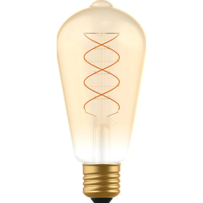 LED Filament Edison ST64 E27 4W 250lm 1800K Gold dimmbar Retro - DecoDim