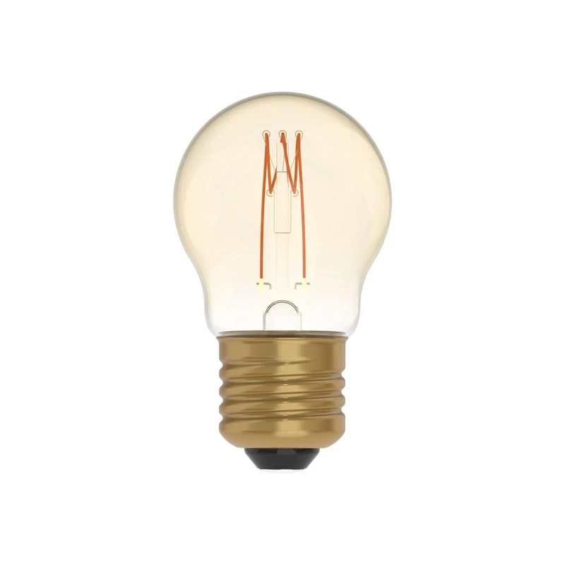 LED Filament Kugel G45 E27 2,5W 136lm 1800K Gold dimmbar Vintage - LED's Light
