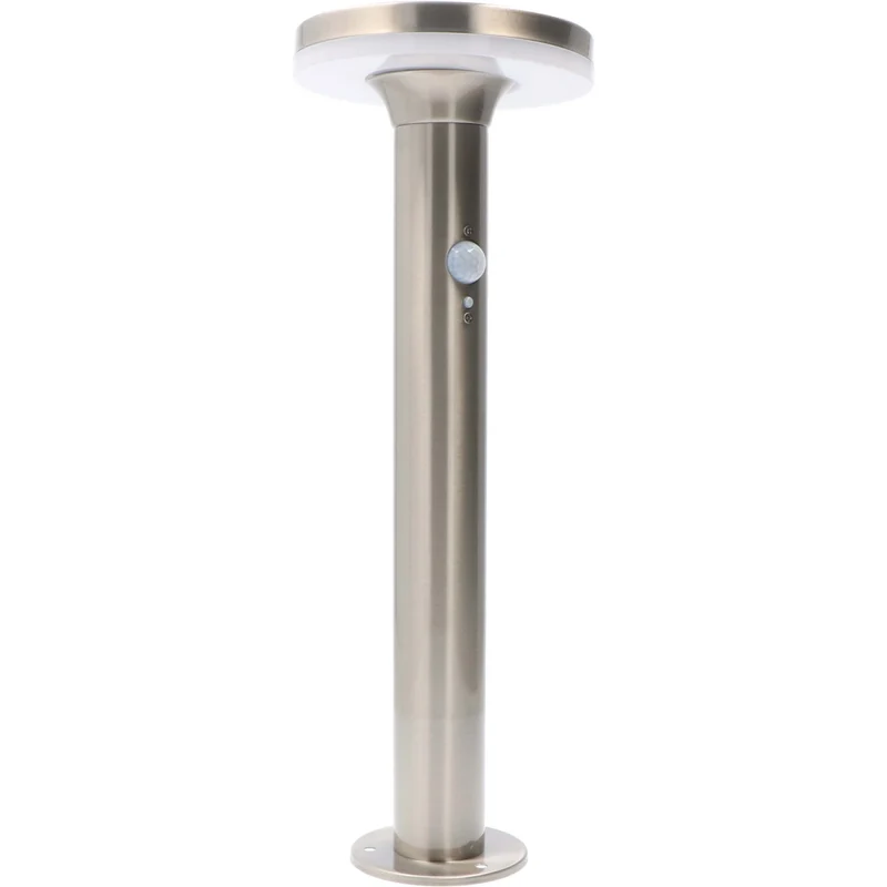 | Design Solar LED-Leuchte mit Bewegungsmelder | Außenleuchte mit Bewegungsmelder | Außenlampen | Wandleuchte | Pfostenleuchte | Gehwegleuchte | Außenleuchte | Solarleuchten | 6 W | 600 Lumen - LED's Light