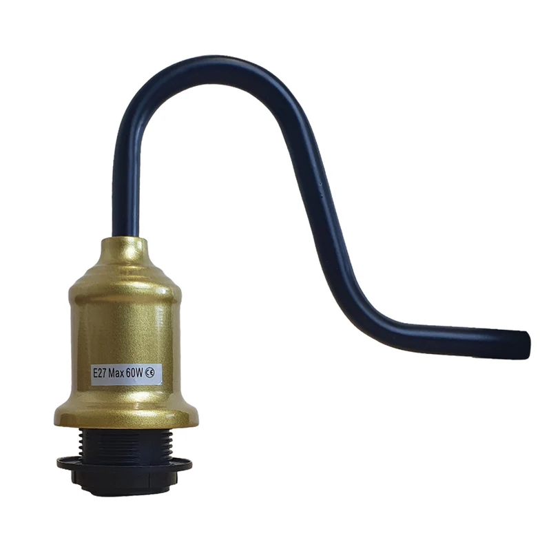 Led E27 lampenfassungen Gelbes Messing für Wandlampe~2879