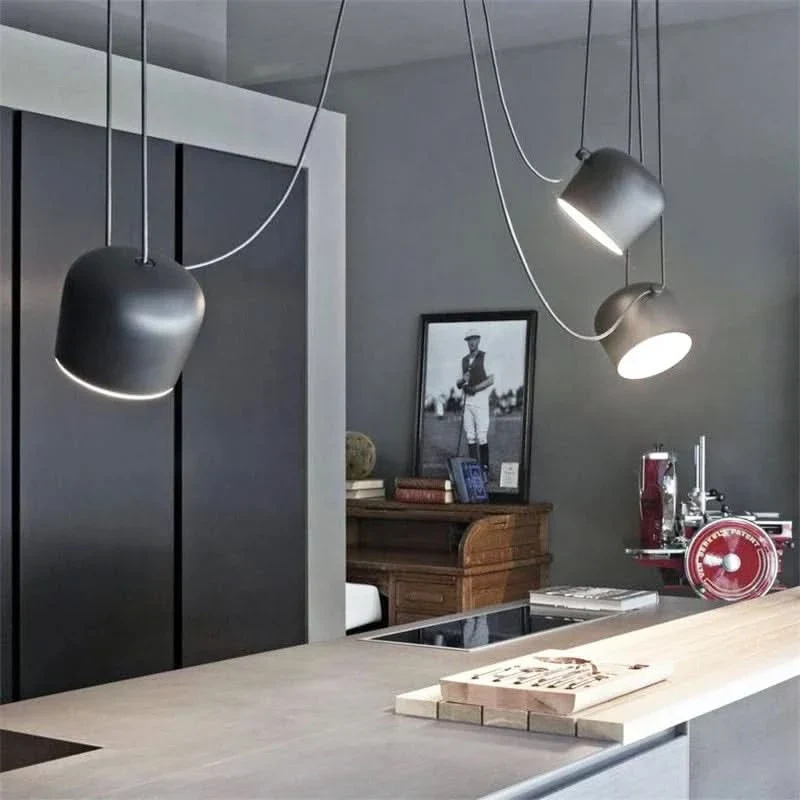 Minimalistische Metall-Hängeleuchte Innen 45 cm – Indusline