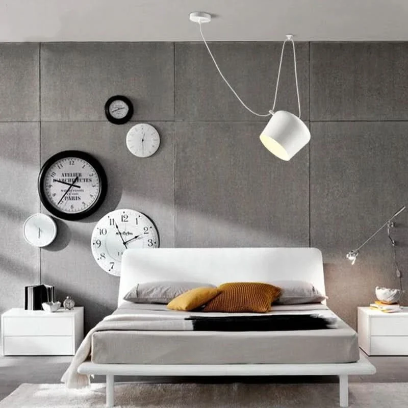 Minimalistische Metall-Hängeleuchte Innen 45 cm – Indusline