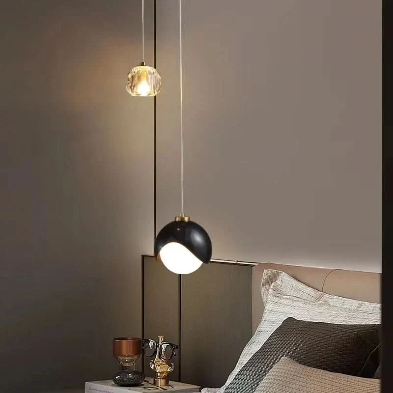 Sanfte Ambiente-Hängelampe Clip Leuchte Gold Nordisches Design – Élégance
