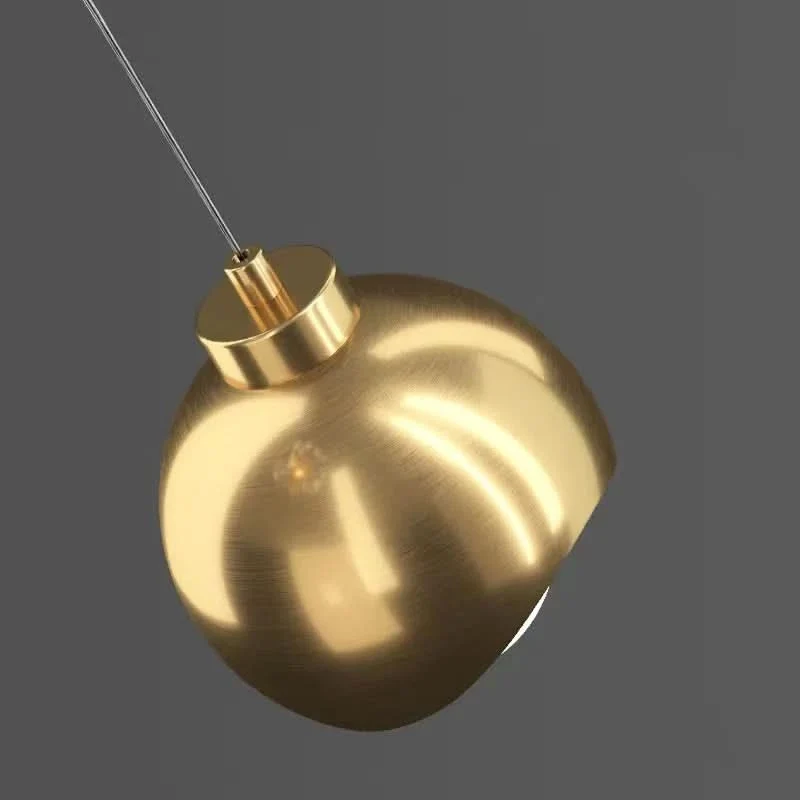 Sanfte Ambiente-Hängelampe Clip Leuchte Gold Nordisches Design – Élégance