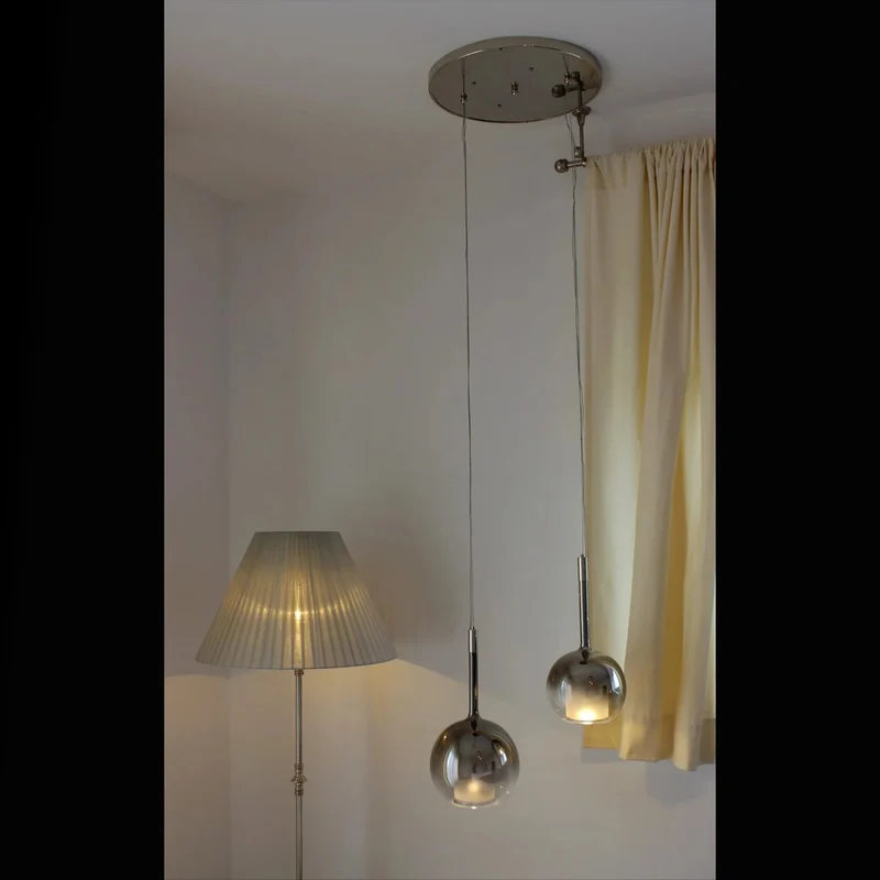 Casa Padrino Luxus Kristall Kronleuchter Silber Ø 40 x H. 150 cm - Prunkvolle Messing Kronleuchter mit böhmischem Kristallglas - Barock Möbel - Edel & Prunkvoll