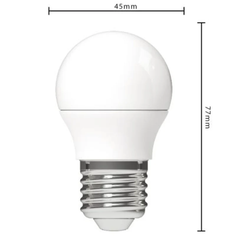 LED Kugel E27 4,9W warmweiß Opal G45 3-Pack - LED's Light