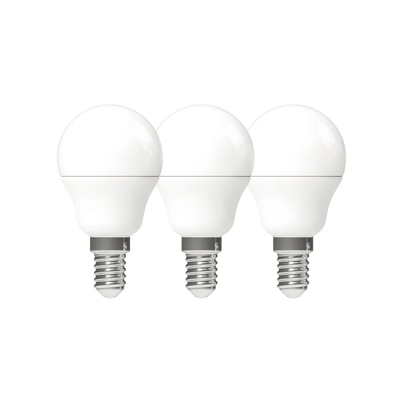 LED Kugel E14 4,9W warmweiß Opal G45 3-Pack - LED's Light