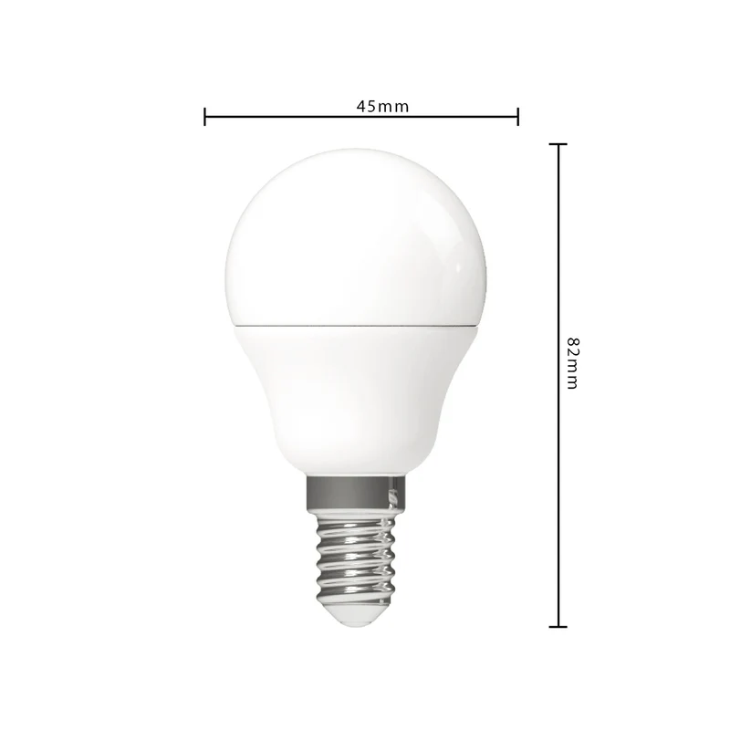 LED Kugel E14 4,9W warmweiß Opal G45 3-Pack - LED's Light