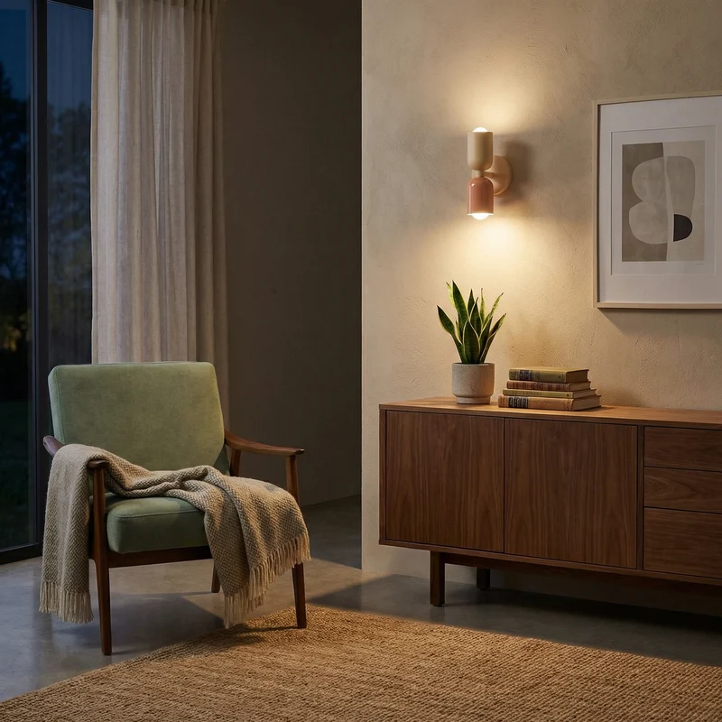 Elegante Wandleuchte mit einstellbarer Lichtfarbe – Lumenor