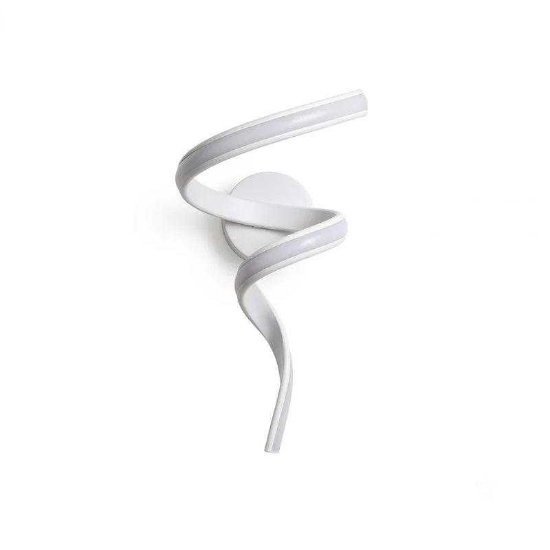 Wandleuchte mit Wirbel-Design Diffuses Licht – Spirale