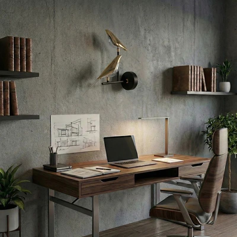 Wandleuchte Natur Eleganz Originelles Design – Birdy