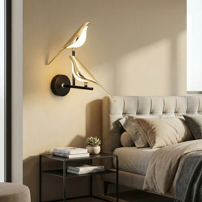 Wandleuchte Natur Eleganz Originelles Design – Birdy