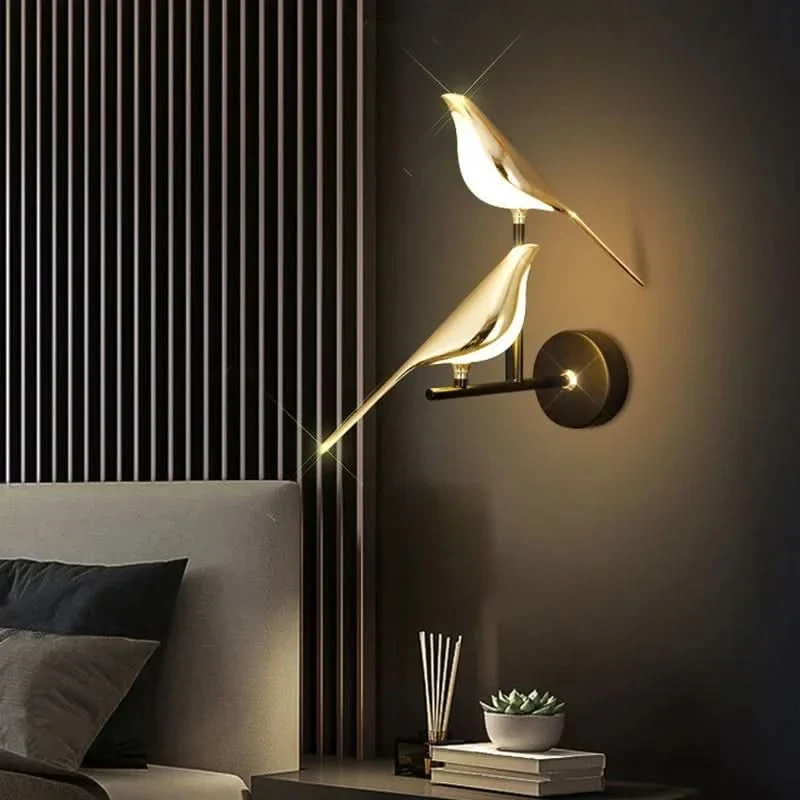 Wandleuchte Natur Eleganz Originelles Design – Birdy