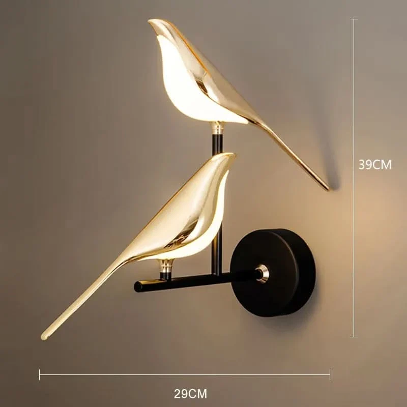 Wandleuchte Natur Eleganz Originelles Design – Birdy