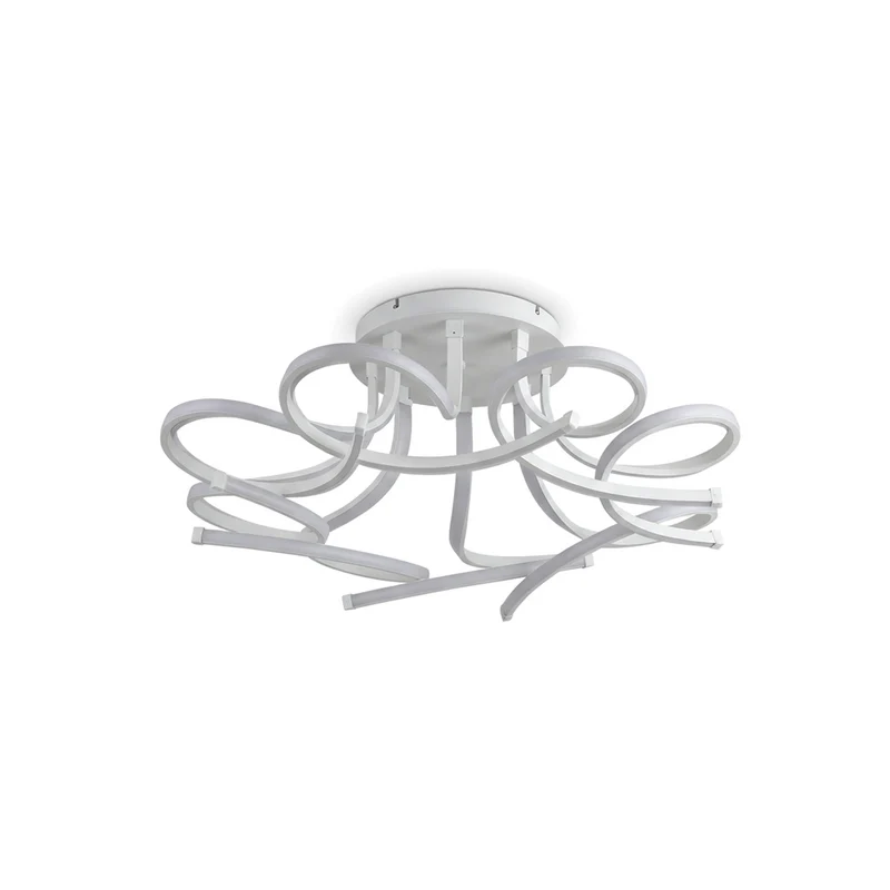 Zeitgenössische Deckenleuchte in Blumenform, luftiger Stil – Subtilo