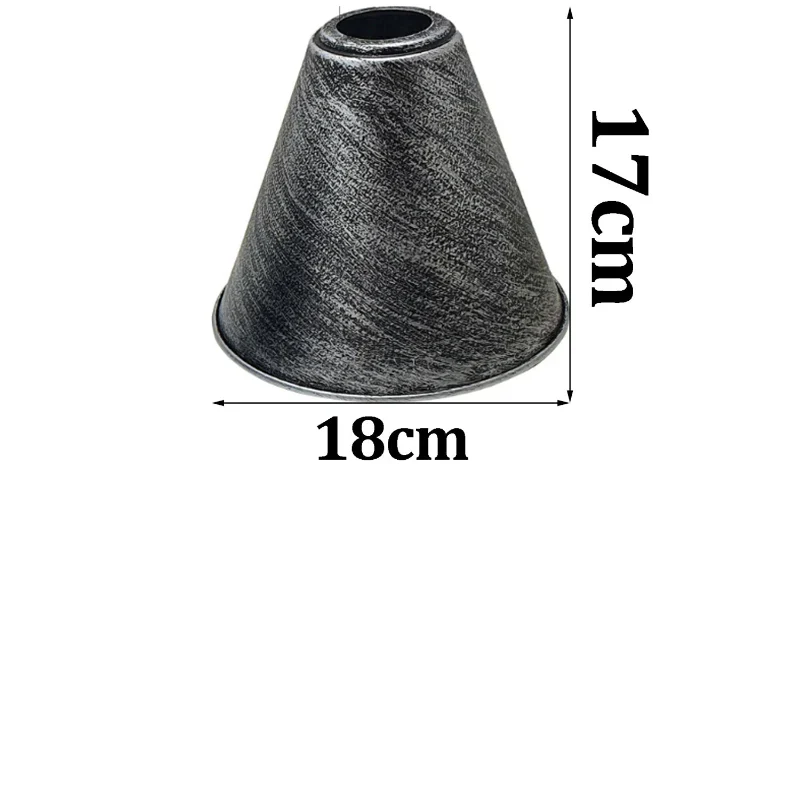 Konischer Metall-Lampenschirm Ø 18cm Industrial LEDSONE ~1235