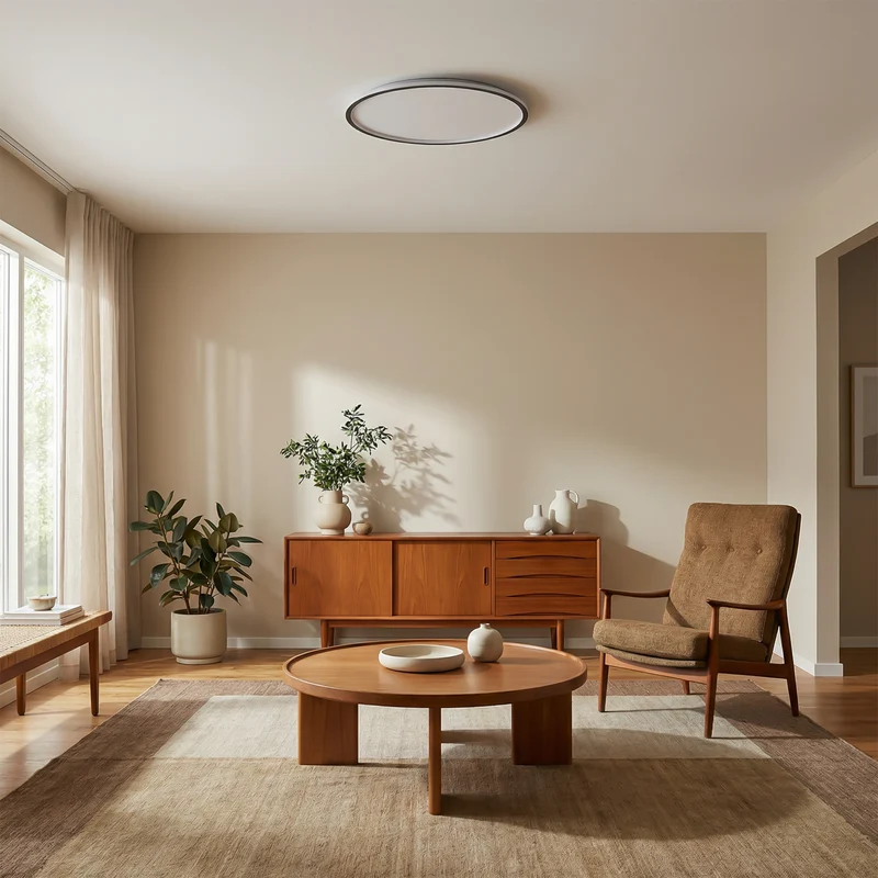 Elegante und schlichte Deckenleuchte mit LED-Technologie – Moderne