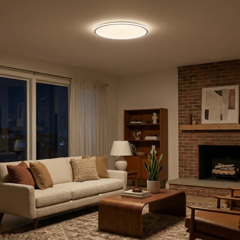 Elegante und schlichte Deckenleuchte mit LED-Technologie – Moderne