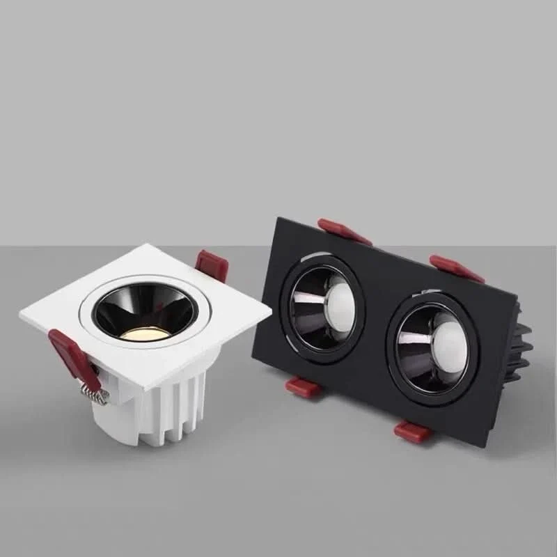LED-Einbaustrahler Verstellbare Beleuchtung Quadratisches Design – Nik
