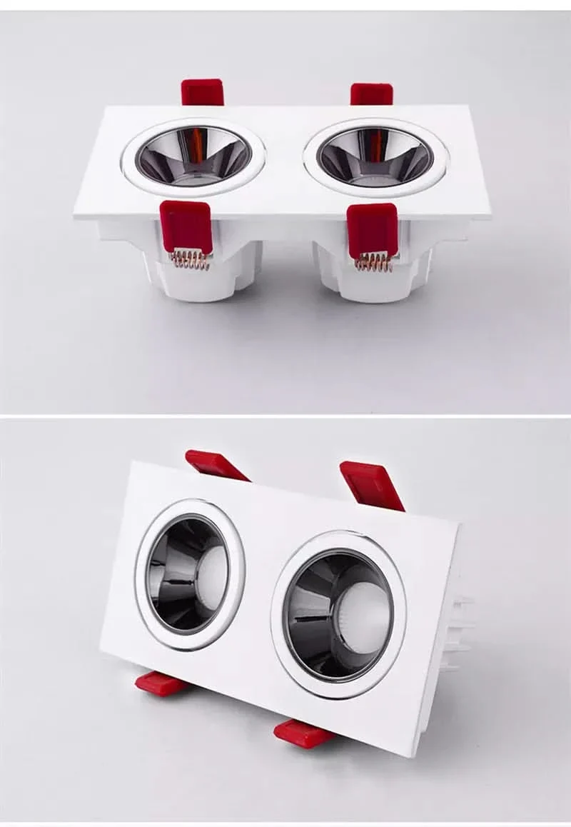 LED-Einbaustrahler Verstellbare Beleuchtung Quadratisches Design – Nik