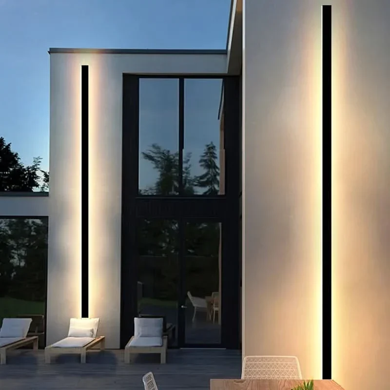 Wandleuchte Schlankes Design Individuelle Außenatmosphäre – Luxerio