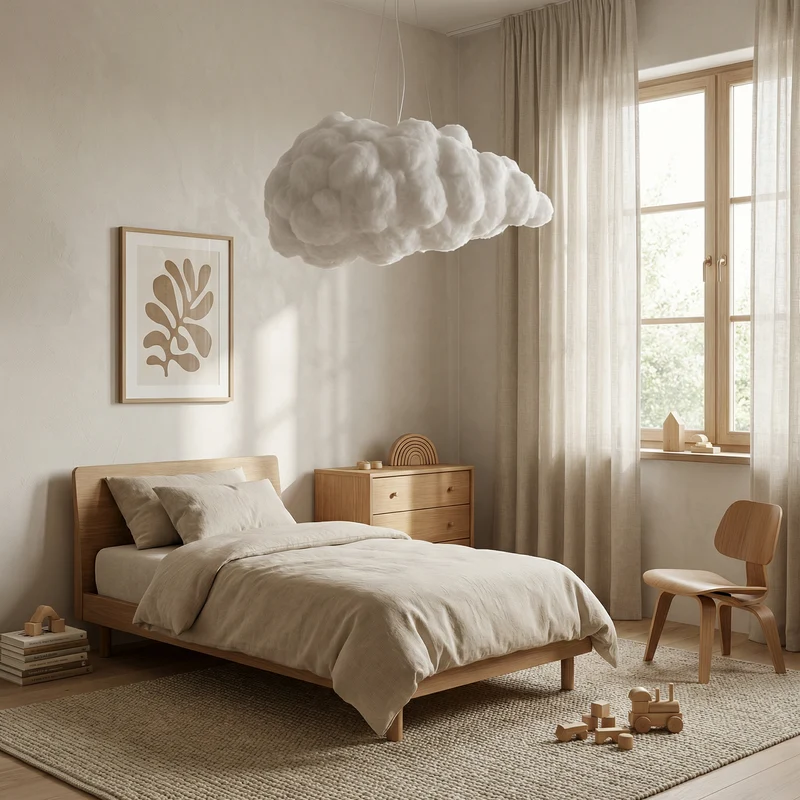 Originale Wolkenförmige Hängelampe für Gemütliche Atmosphäre – Nuage Lumineux