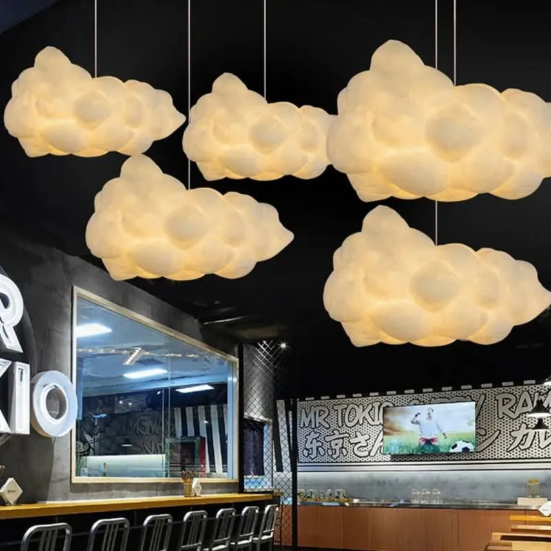 Originale Wolkenförmige Hängelampe für Gemütliche Atmosphäre – Nuage Lumineux