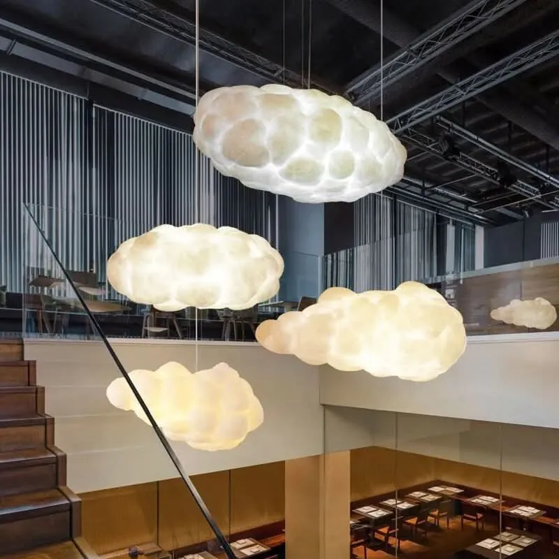 Originale Wolkenförmige Hängelampe für Gemütliche Atmosphäre – Nuage Lumineux