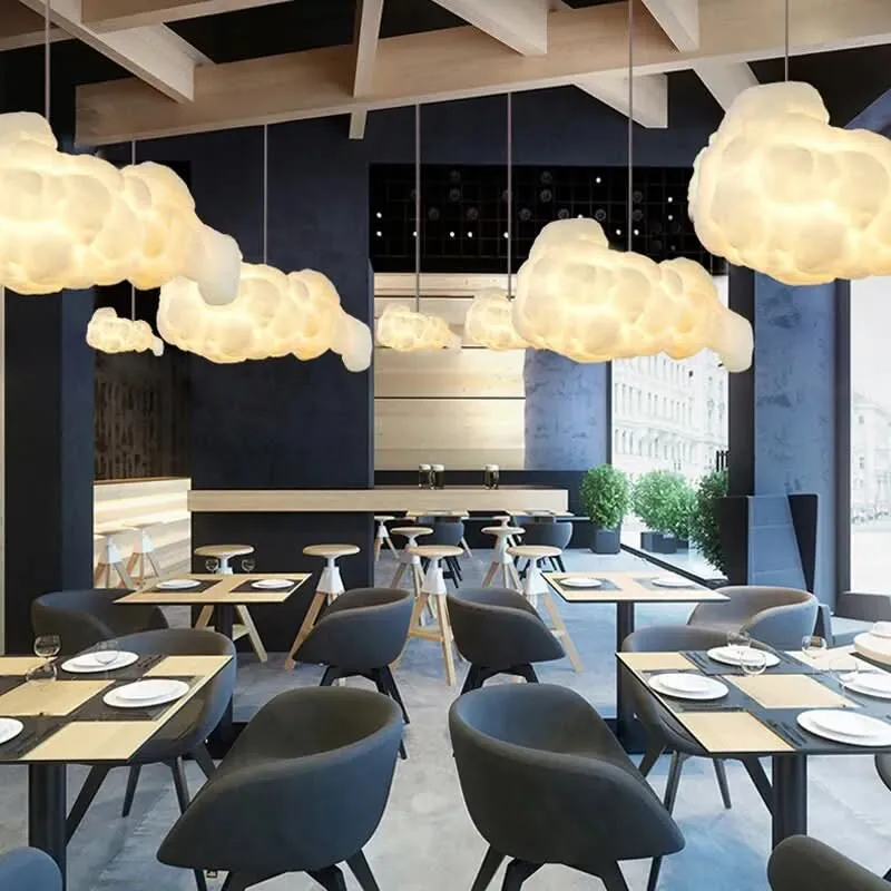Originale Wolkenförmige Hängelampe für Gemütliche Atmosphäre – Nuage Lumineux