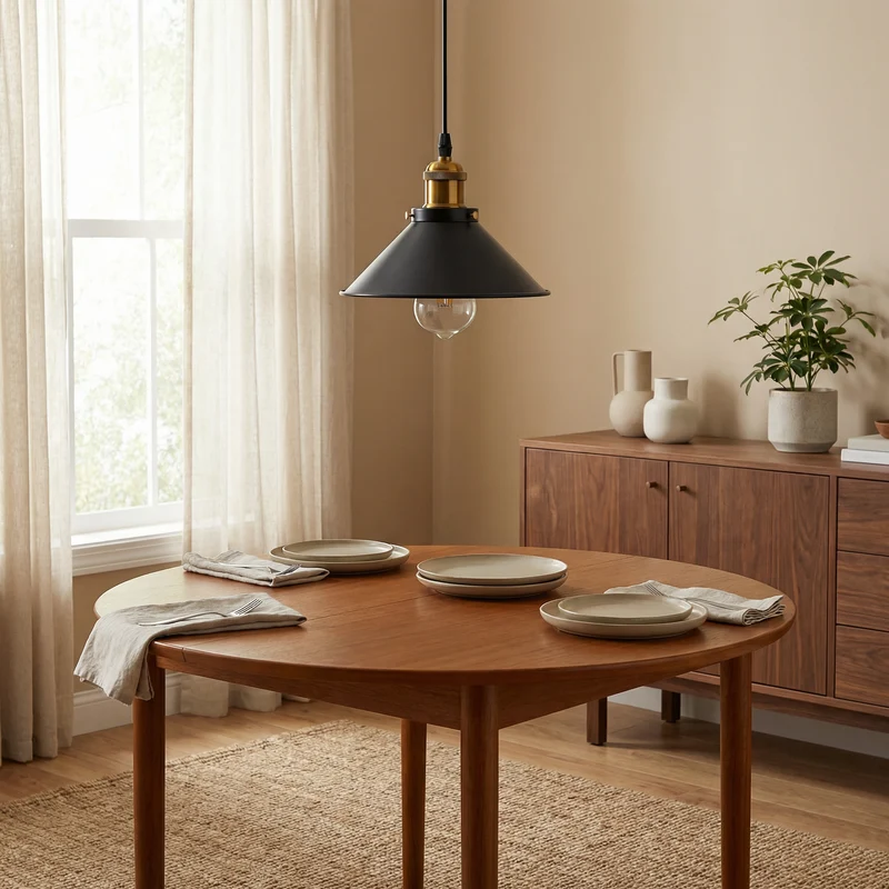Vintage-Hängelampe mit verstellbaren Kabeln für elegantes Ambiente – Éclats Rétro