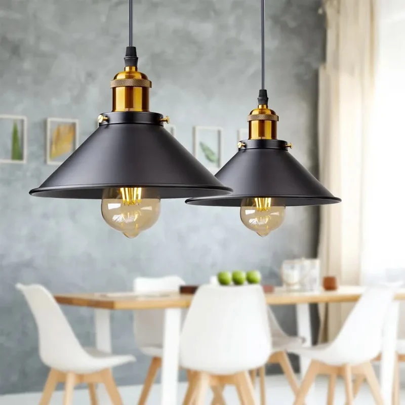 Vintage-Hängelampe mit verstellbaren Kabeln für elegantes Ambiente – Éclats Rétro