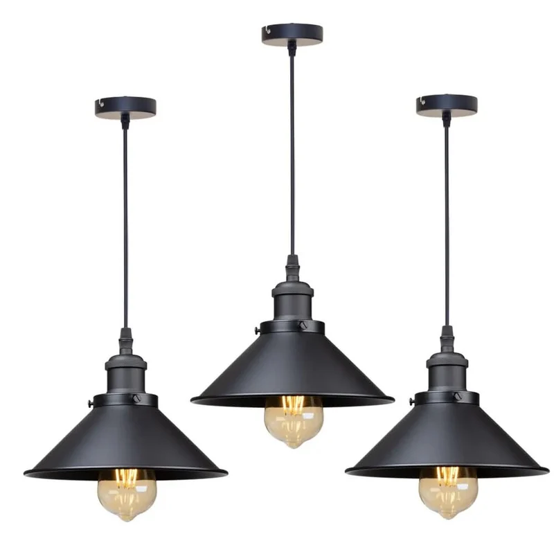 Vintage-Hängelampe mit verstellbaren Kabeln für elegantes Ambiente – Éclats Rétro