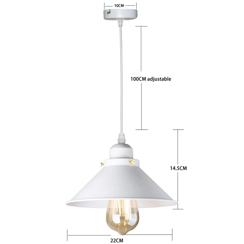 Vintage-Hängelampe mit verstellbaren Kabeln für elegantes Ambiente – Éclats Rétro