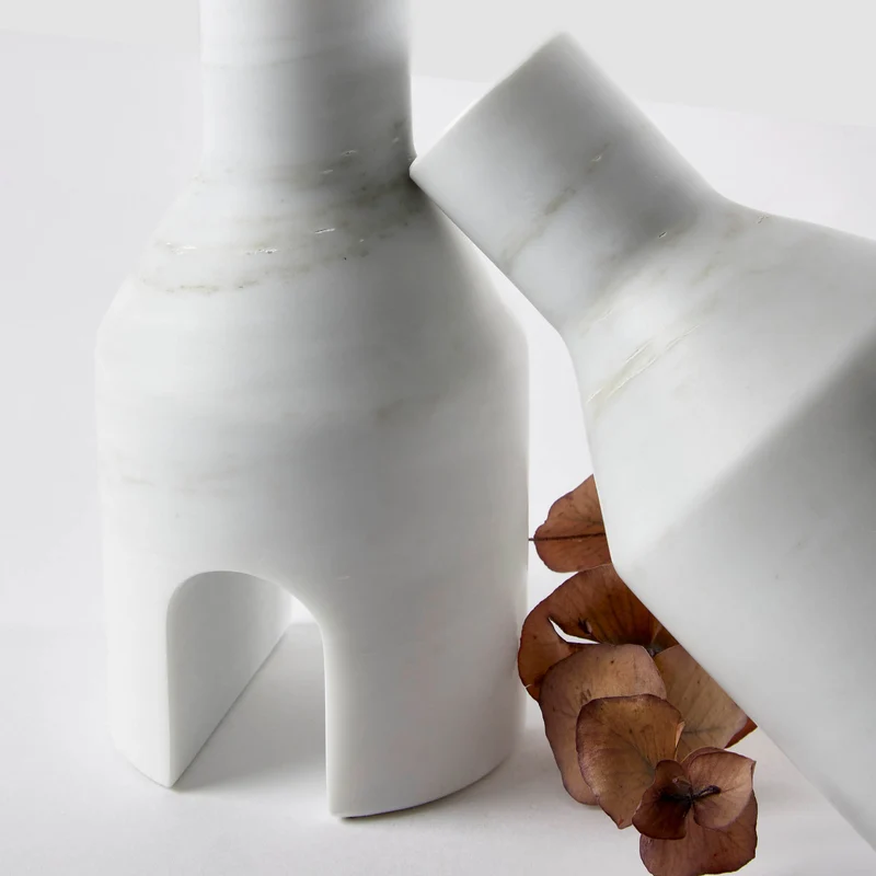 Marble Candelabra DOMUS by Cristian Visentin for Kimano