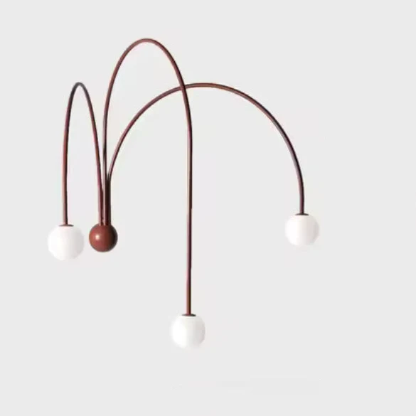 Hochwertiger Kronleuchter Skulpturales Element Mediterraner Stil – Forgiato