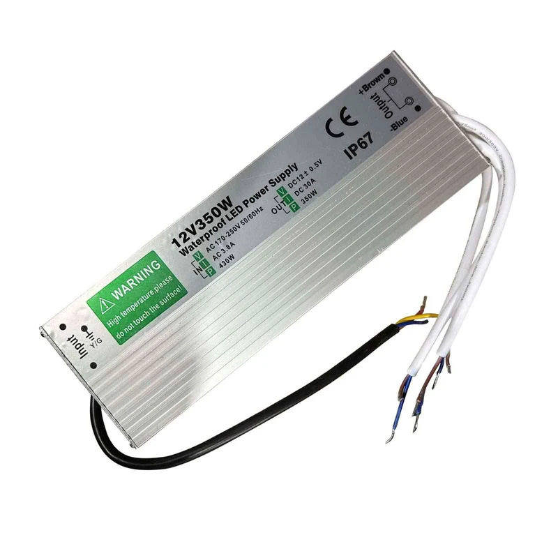 LED Transformator 12V DC IP67 wasserdicht 29,16A | 350W ~2840
