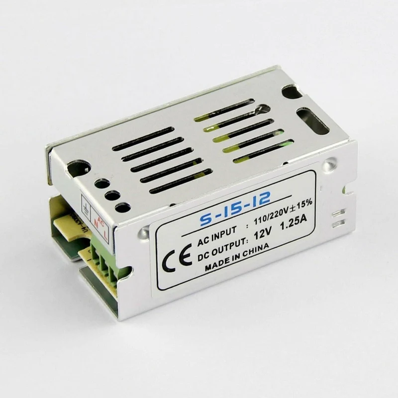 12V LED-Transformator 15W Stabiles Netzteil IP20 ~2839