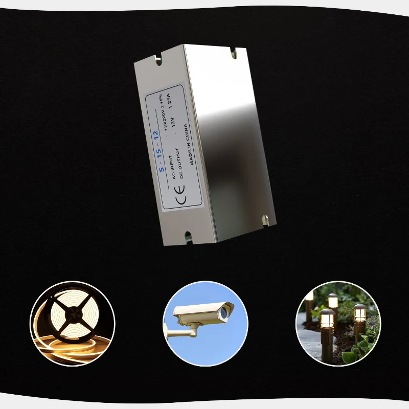 12V LED-Transformator 15W Stabiles Netzteil IP20 ~2839