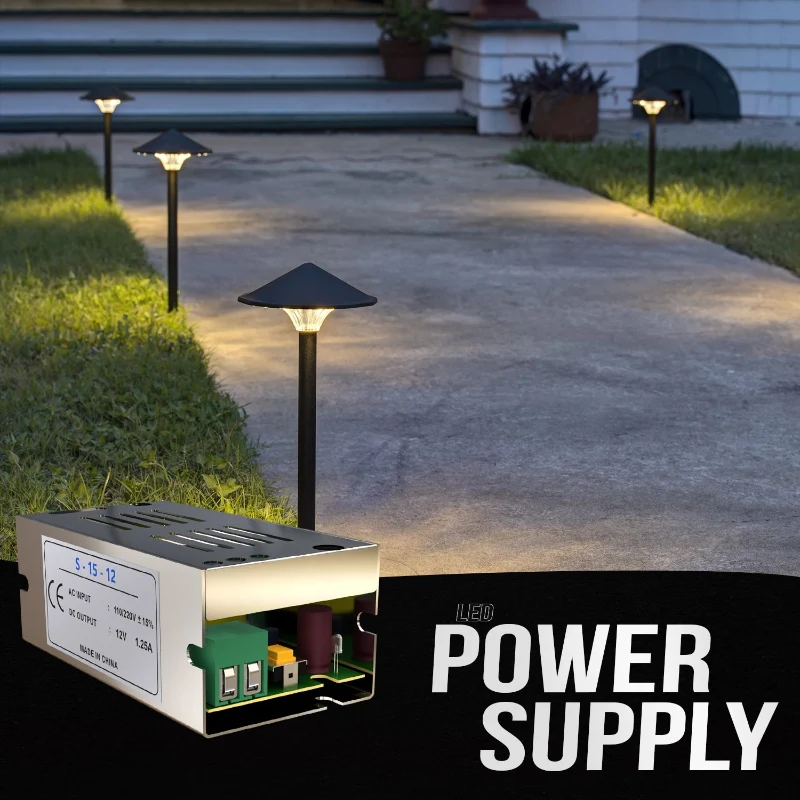 12V LED-Transformator 15W Stabiles Netzteil IP20 ~2839