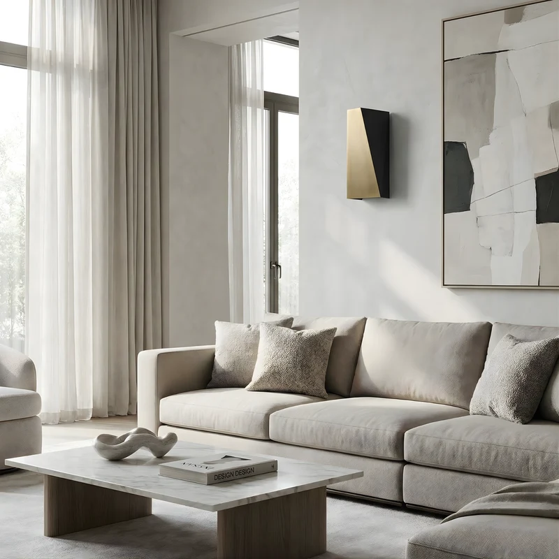 Wandleuchte Design Künstlerischer Glanz Moderne Eleganz – Luminar