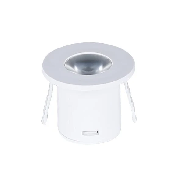 LED Mini Einbaustrahler | Ø30mm | 1W | IP20 | Nicht dimmbar | Weiß | 3000K warmweiß