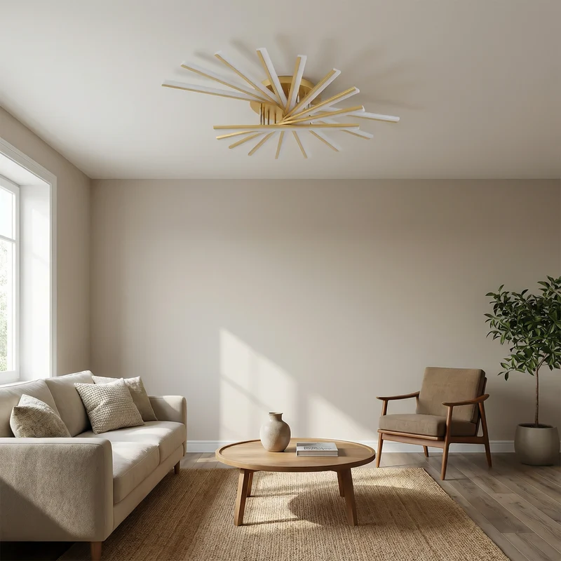 LED-Deckenleuchte Sparsam Zeitgenössischer Stil Mehrfarbig – Néo