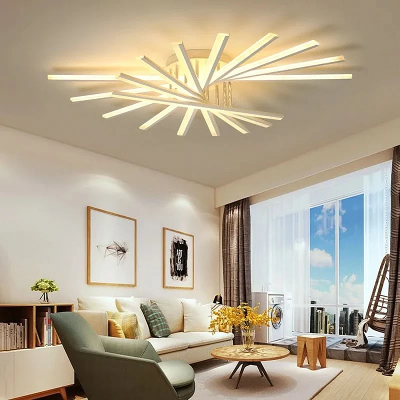 LED-Deckenleuchte Sparsam Zeitgenössischer Stil Mehrfarbig – Néo